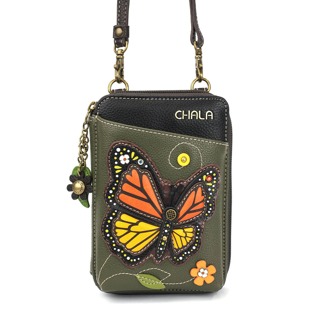 Monarch Butterfly Wallet Crossbody