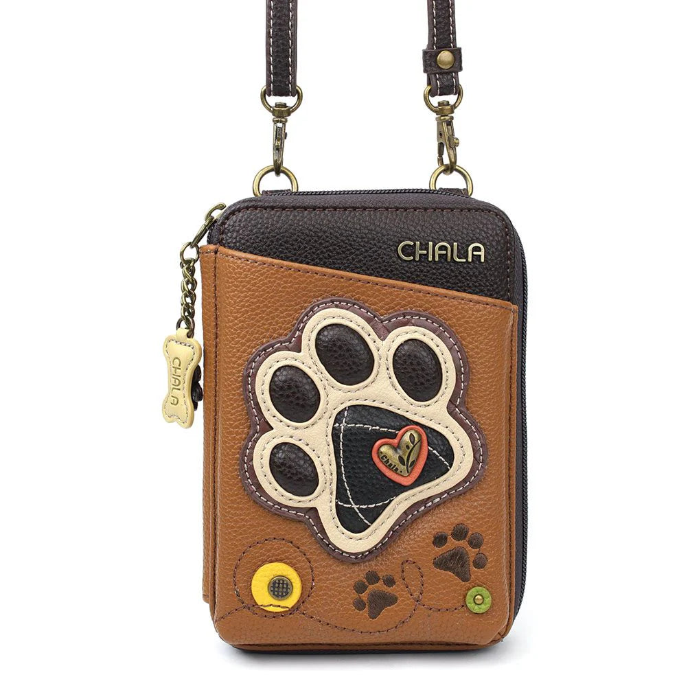 Paw Print Wallet Crossbody