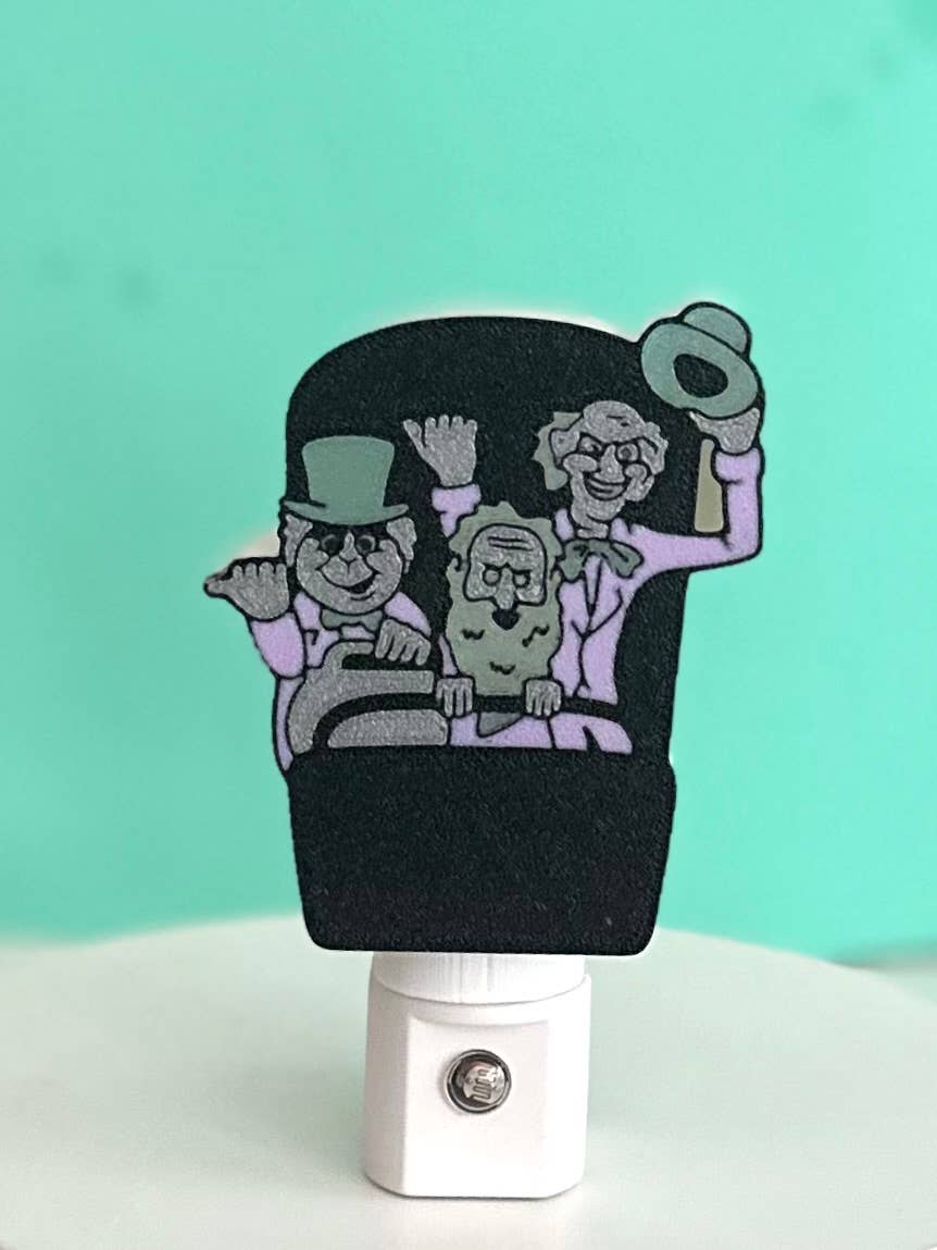Halloween Haunted Mansion Hitchhiking Ghost Night Light