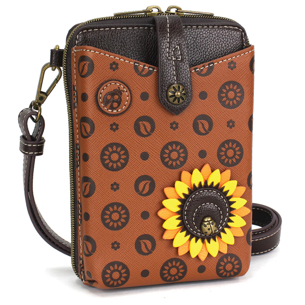 Sunflower Snap Crossbody