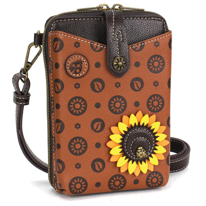 Sunflower Snap Crossbody