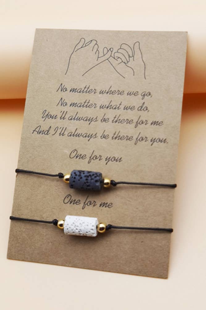Pelelith Couples Braided Bracelets