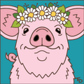 Farmhouse Pig Tile/Trivet