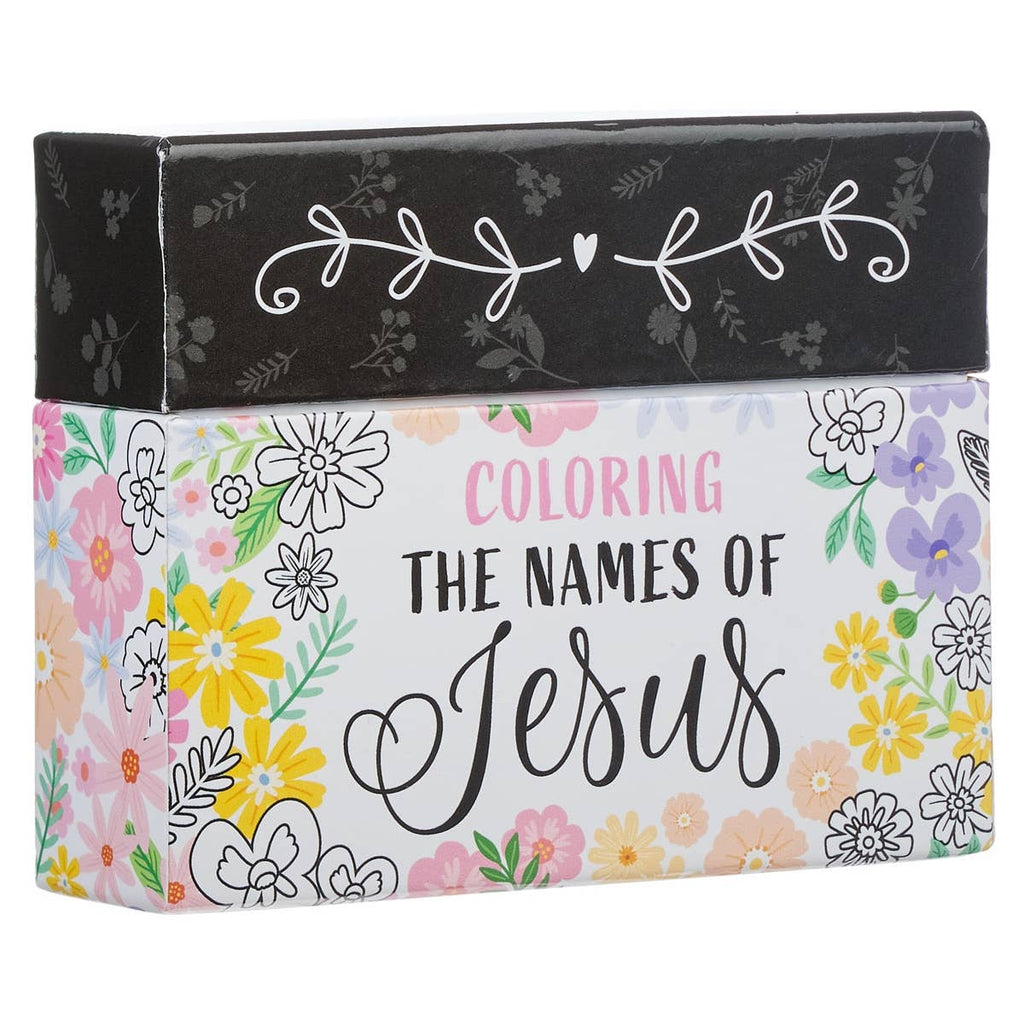 Coloring The Names of Jesus Coloring Cards