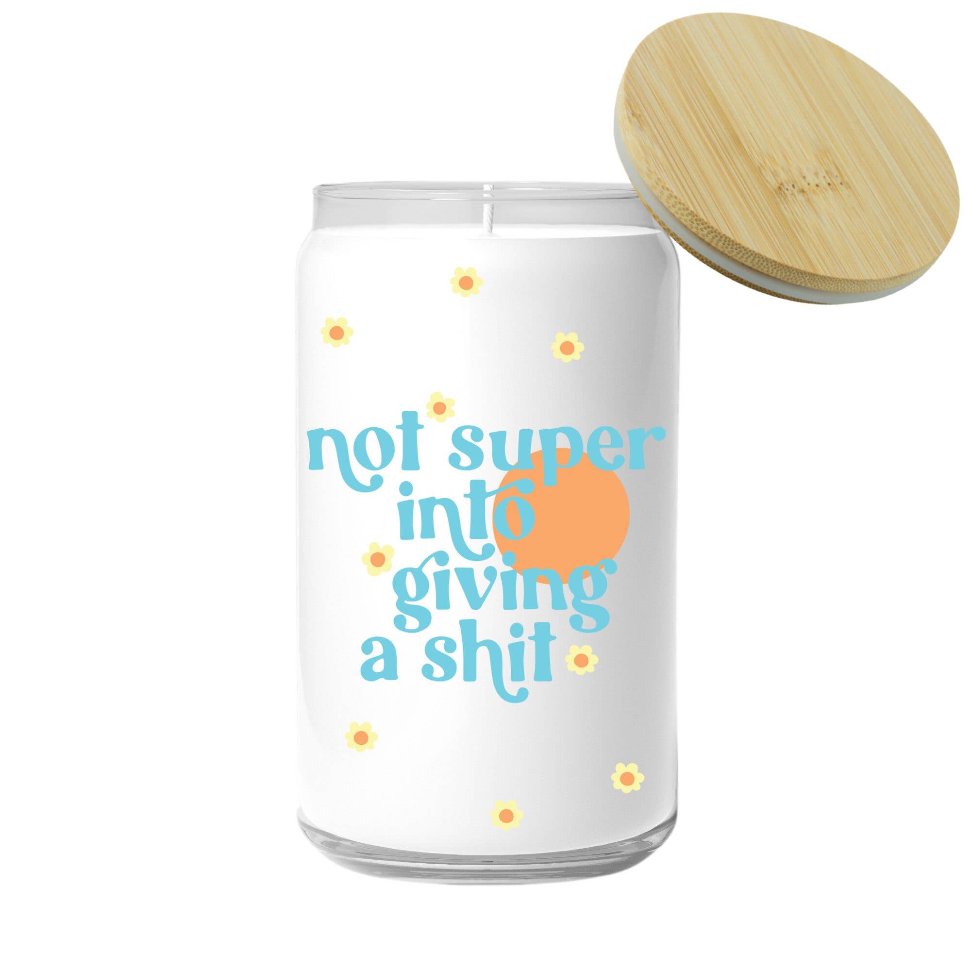 Not Super Into Giving a Shit Candle