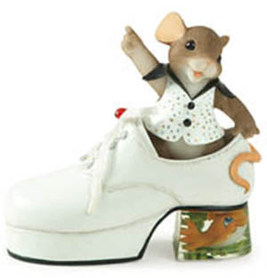 Disco Fever Charming Tails Figurine