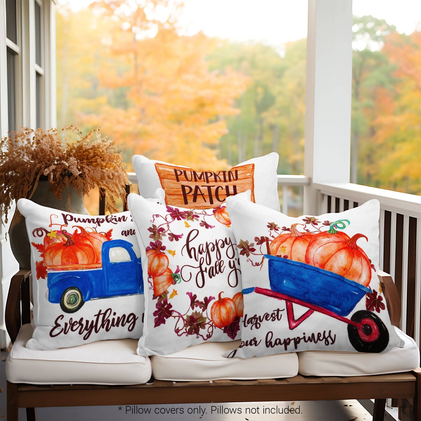 Fall Decoration Farmhouse Throw Pillows