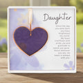 Daughter Keepsake Gift – Handmade Stained Glass Heart