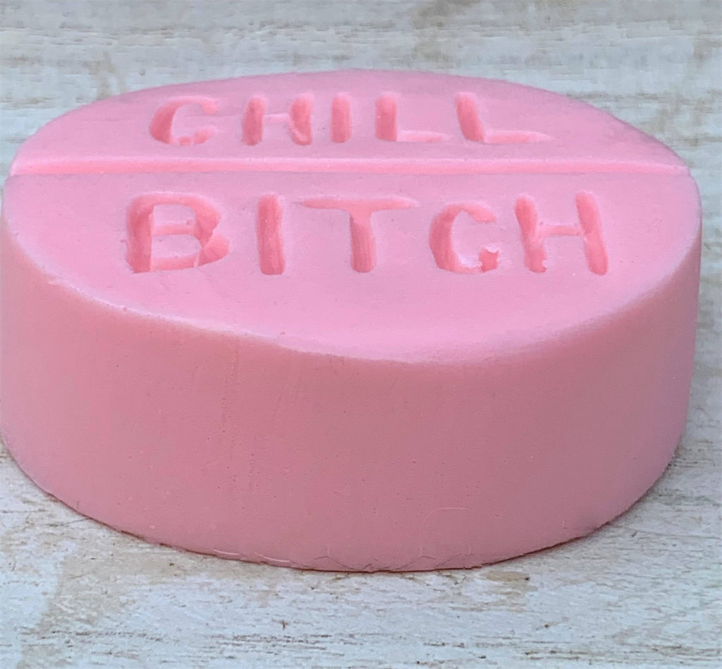 Chill B**ch Yellow/Lemon Pill Soap: