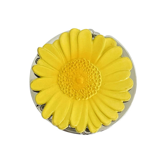 Purse Hook Hanger, Foldable Handbag Table H: Sunflower