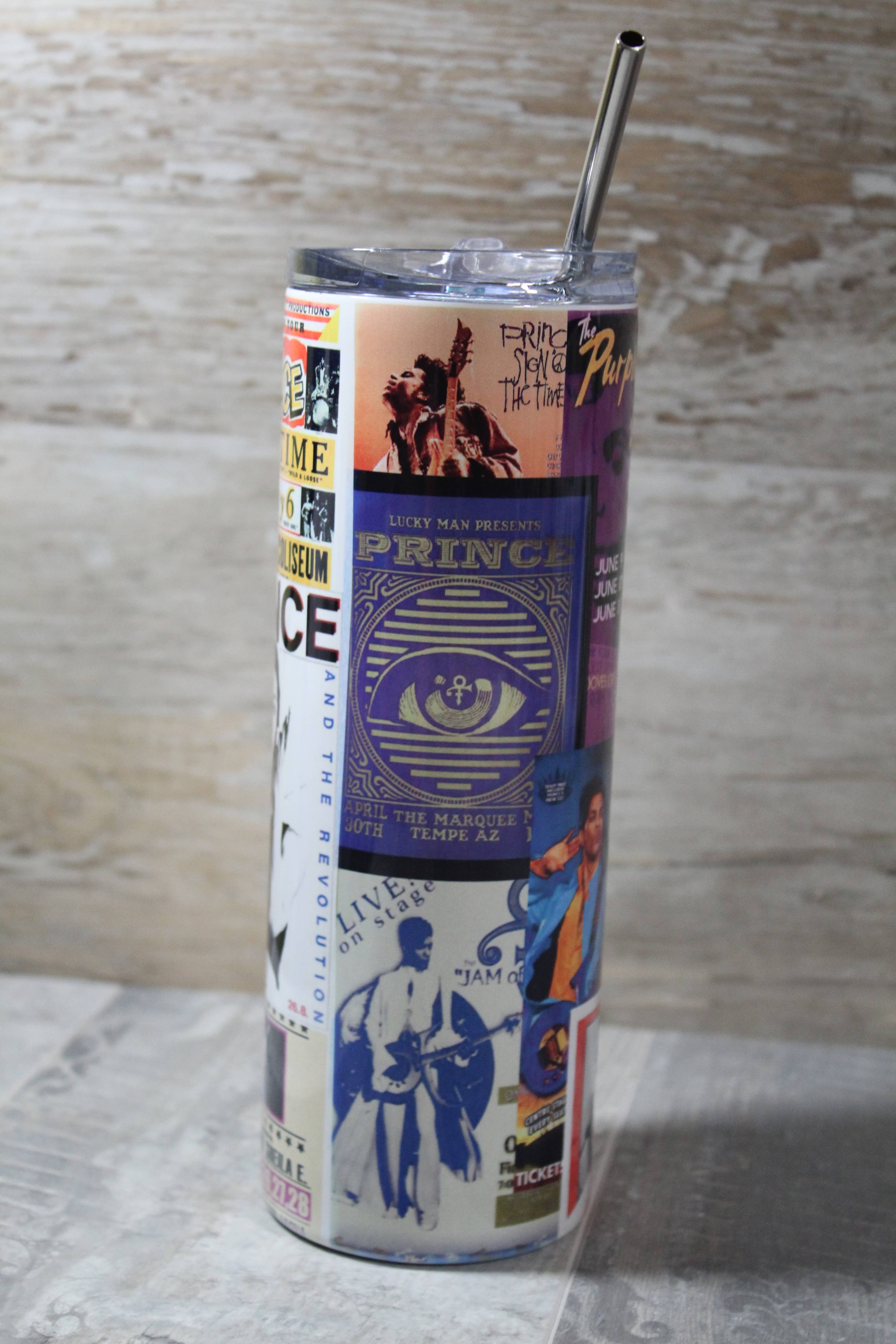 Prince Concert Poster Tumbler