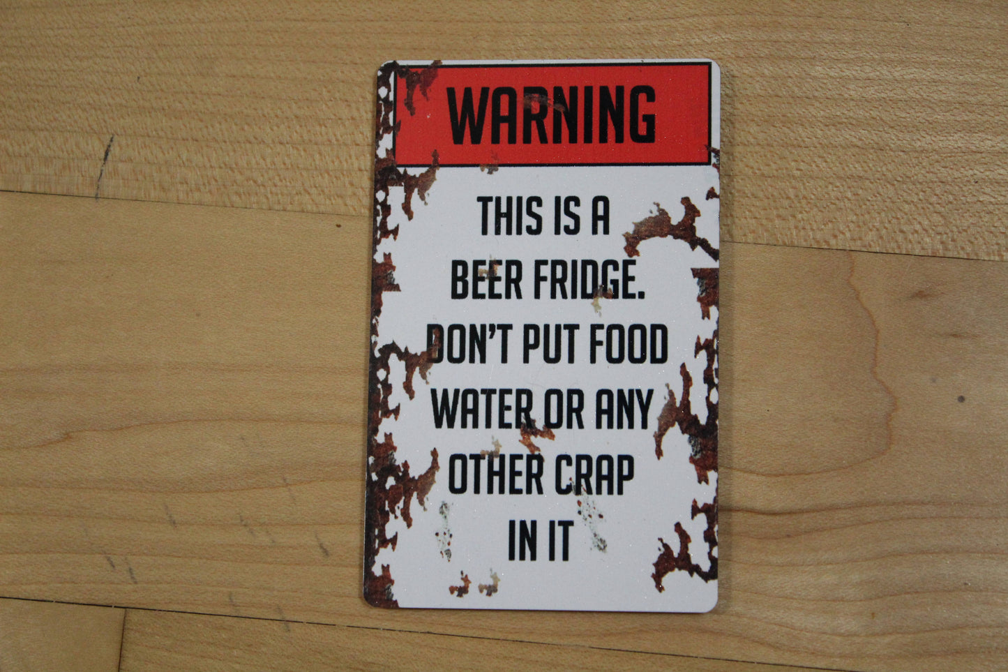 Warning this is a Beer Fridge  // Metal Magnet
