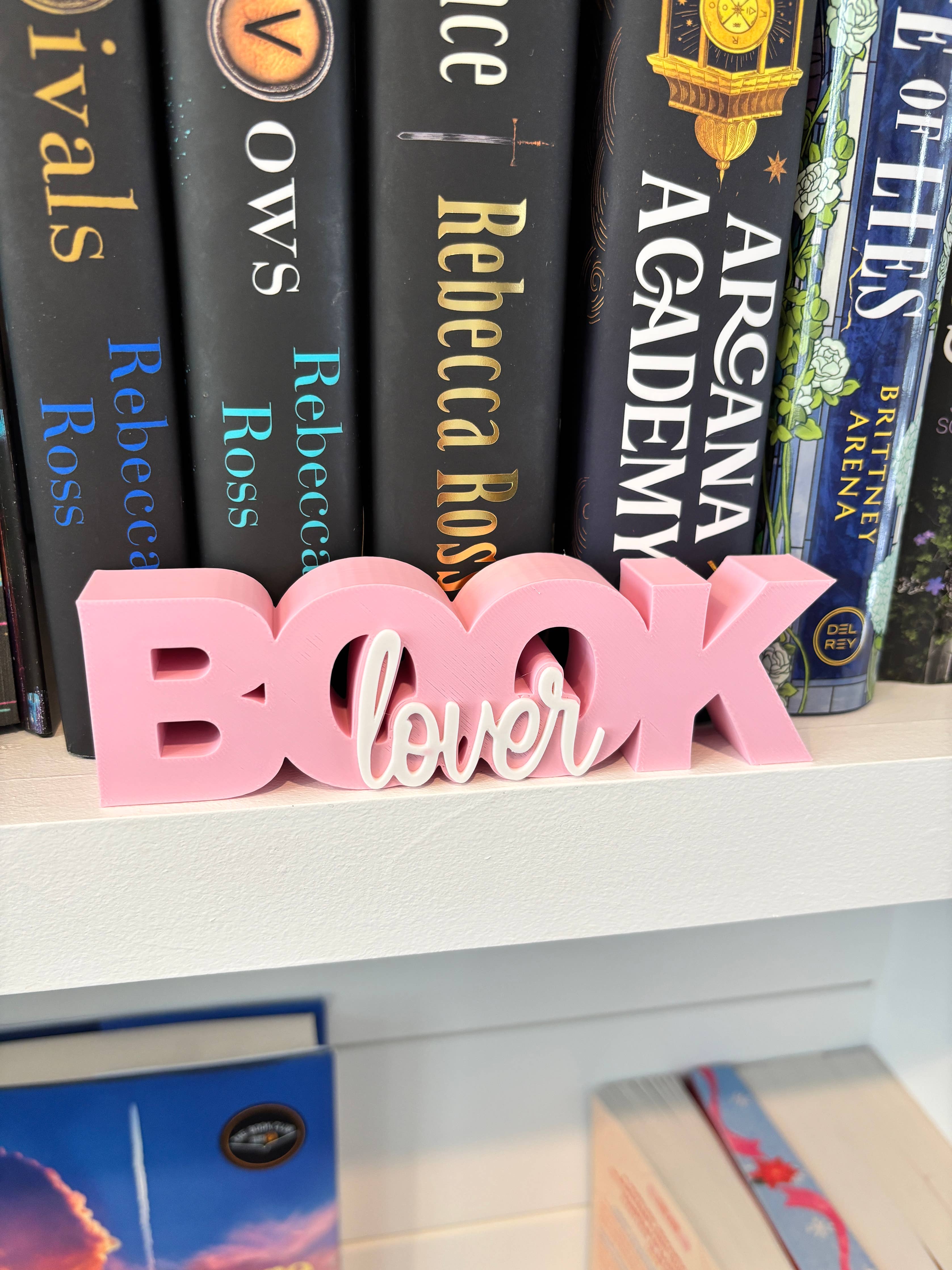 Book Lover Sign: Purple