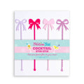 Bow Acrylic Cocktail Stir Stix