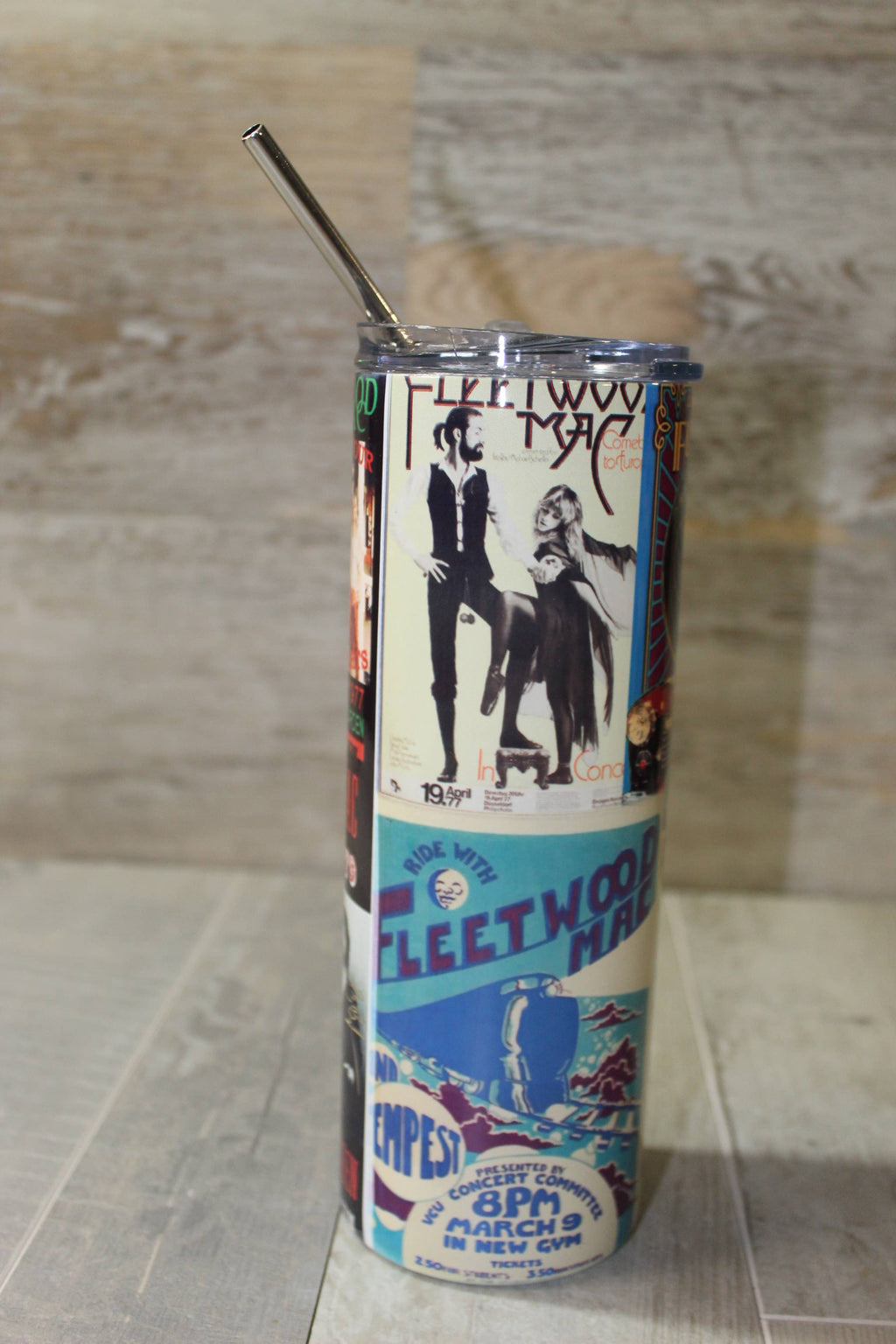 Fleetwood Mac Concert Poster Tumbler