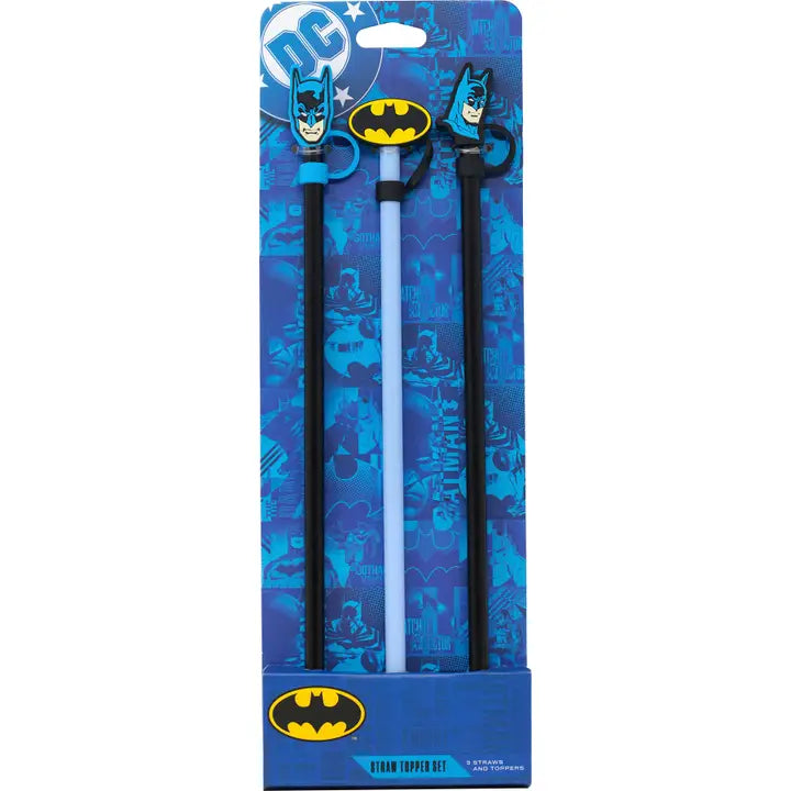 Batman Straw Topper Set/3