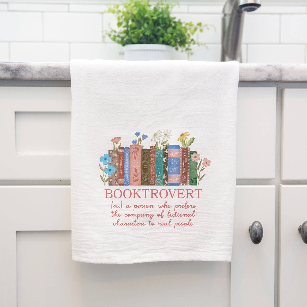 Booktrovert Definition Tea Towel