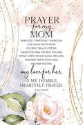Prayer For My Mom Plaque