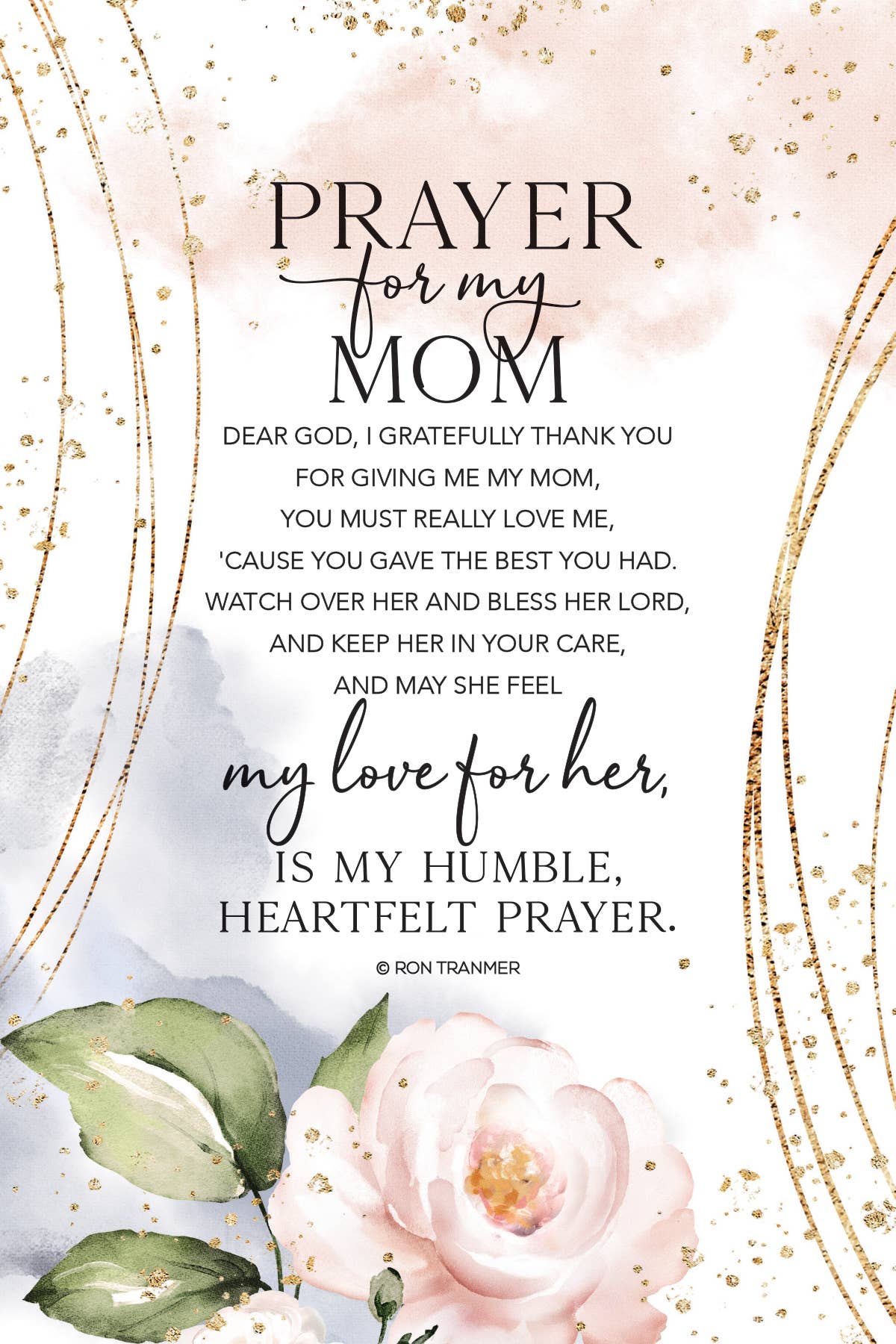 Prayer For My Mom Plaque