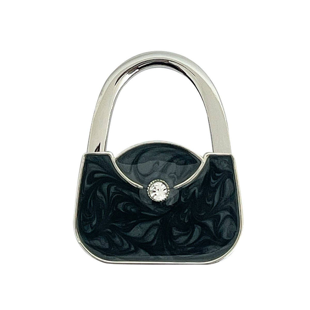 Black Baguette Foldable Purse Hook Hanger