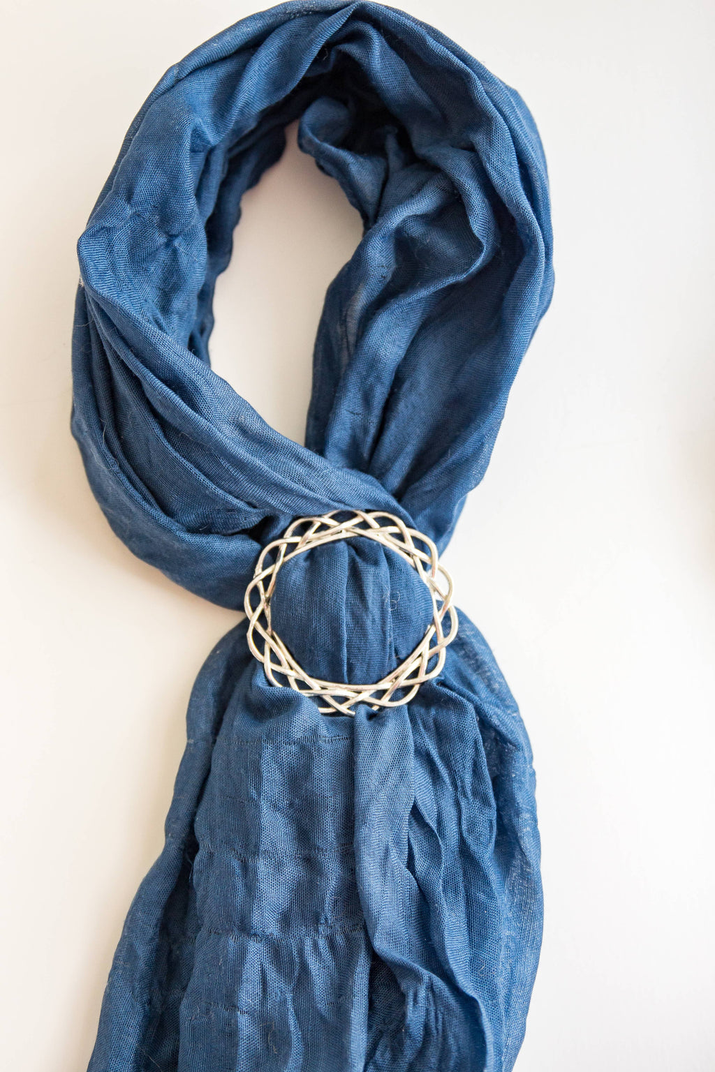 Pewter - Scarf Ring - Circle