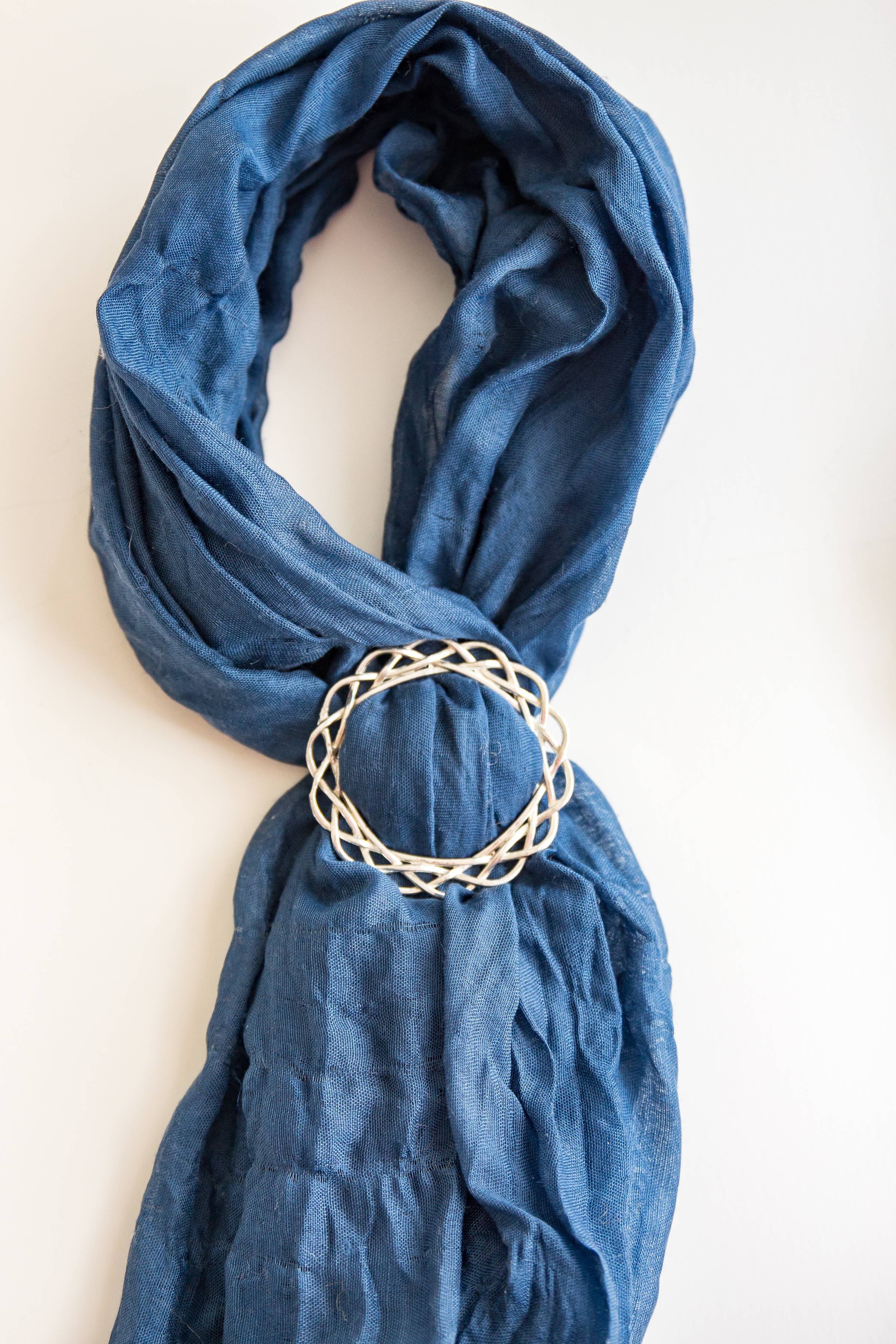 Pewter - Scarf Ring - Circle