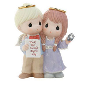 Hark the Herald Angels Sing Precious Moments Figurine