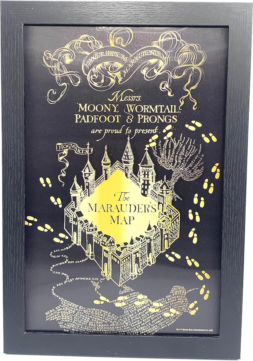 Harry Potter Marauder's Map Framed Wall Art