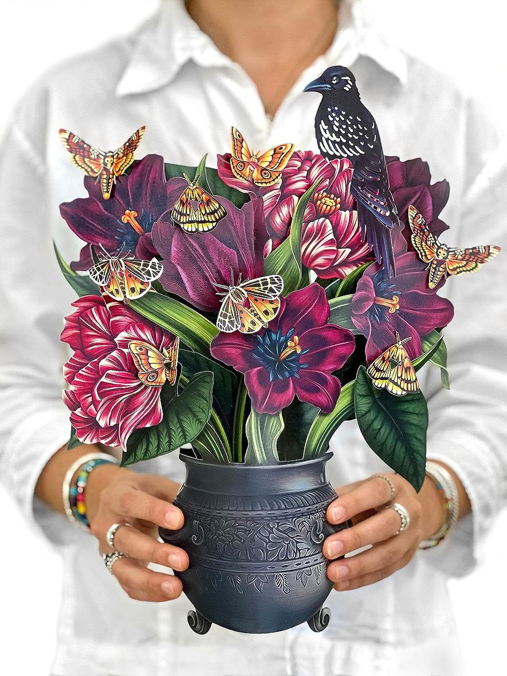 Moonlight Garden FreshCut Paper - Pop Up Flower Bouquet
