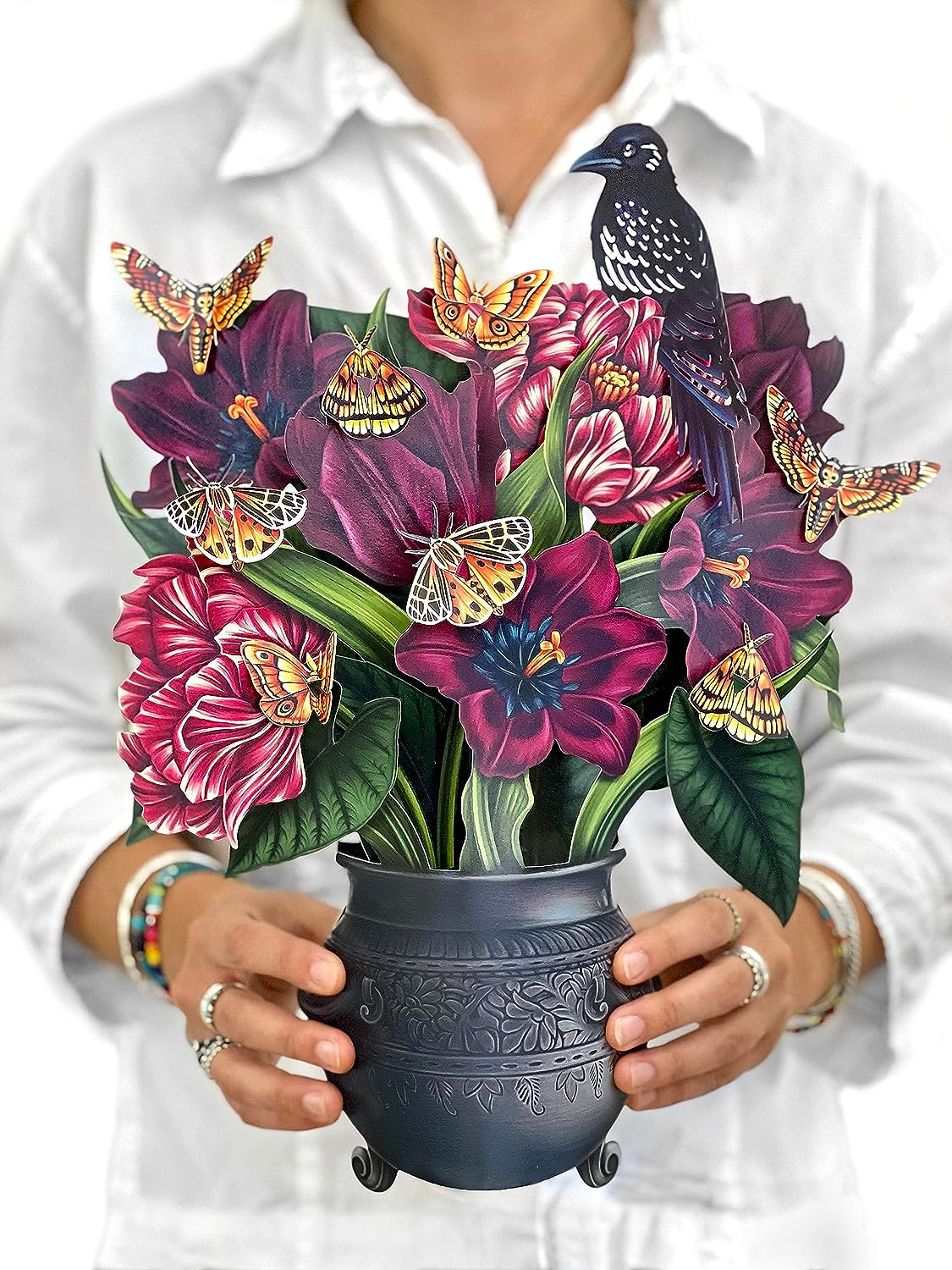 Moonlight Garden FreshCut Paper - Pop Up Flower Bouquet