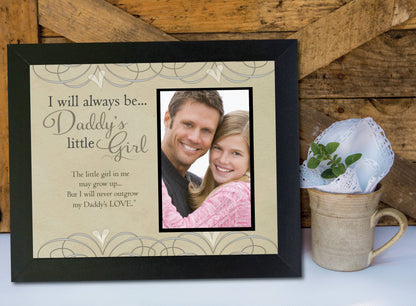 Daddy's Girl Sentiment Picture Frame for Dads