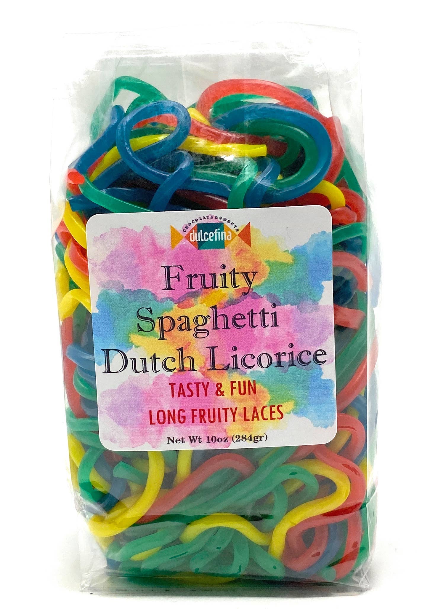 Rainbow Licorice Spaghetti (Holland) 10oz Bag