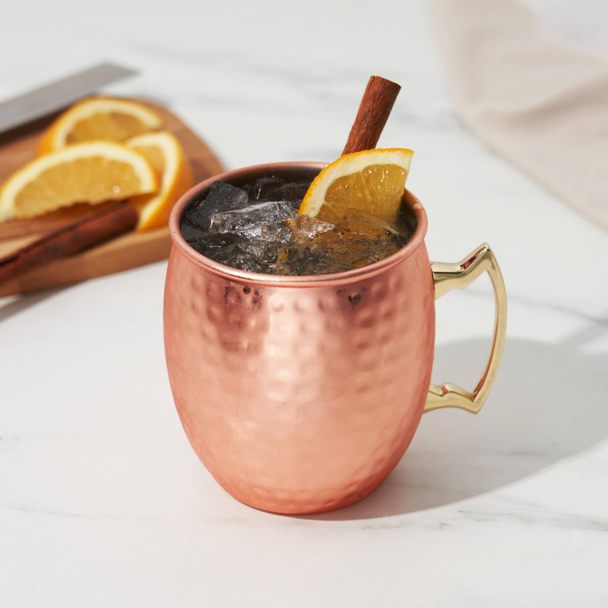 Hammered Copper Moscow Mule Mug
