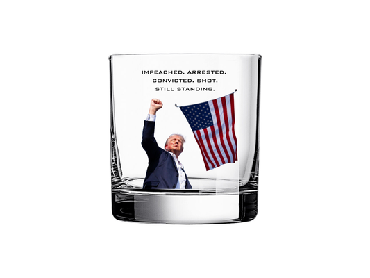 Still Standing Glass The Iconic Moment Trump Stands Tall