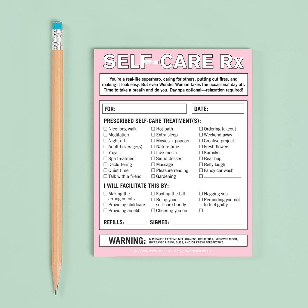 Self-Care RX Nifty Note