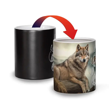 Wolf Color Changing Mug