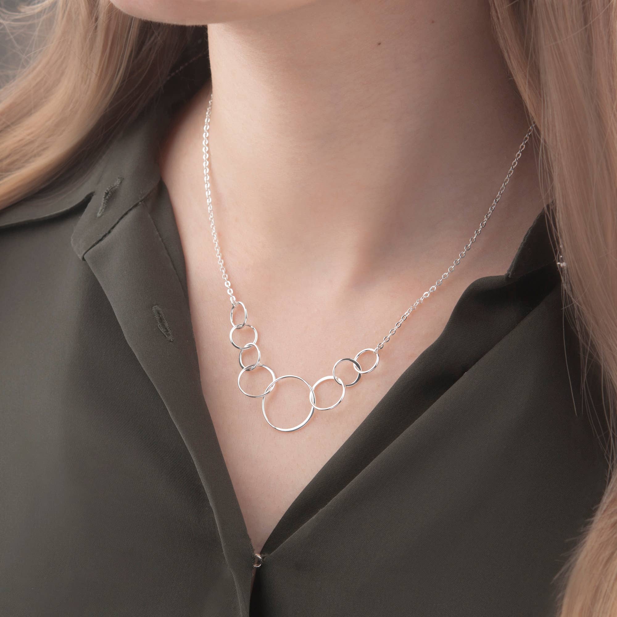 Happy 80th Birthday Sterling Silver Necklace Jewelry Set