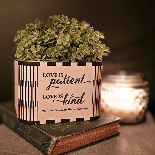 Love is Patient Love Is Kind Wood Box