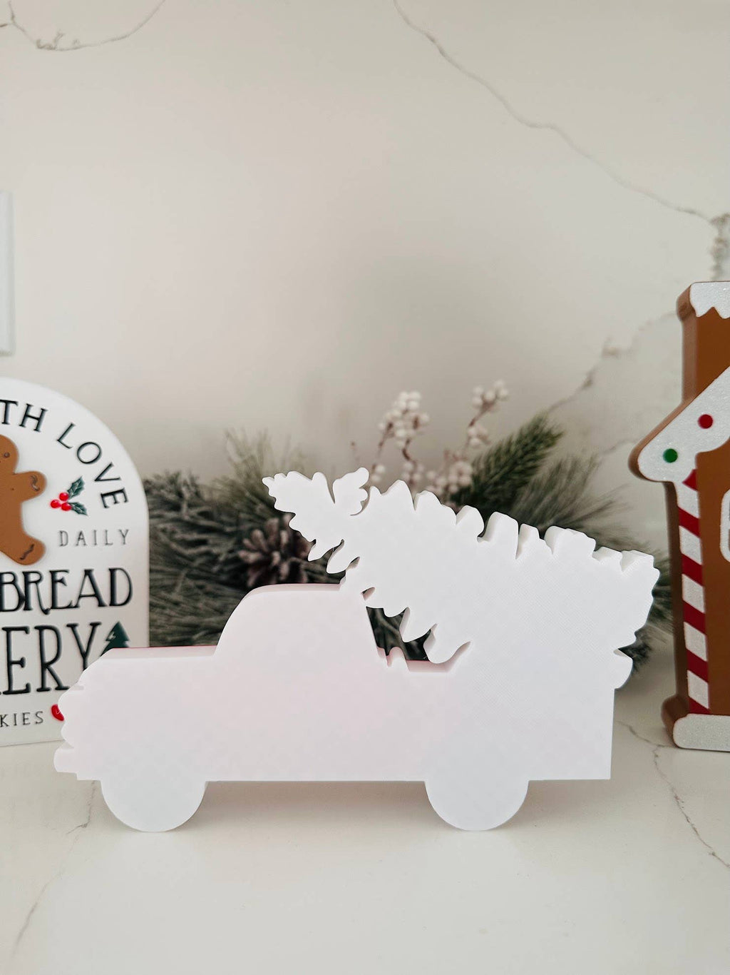 Disney Mickey Christmas Farmhouse Truck Decor