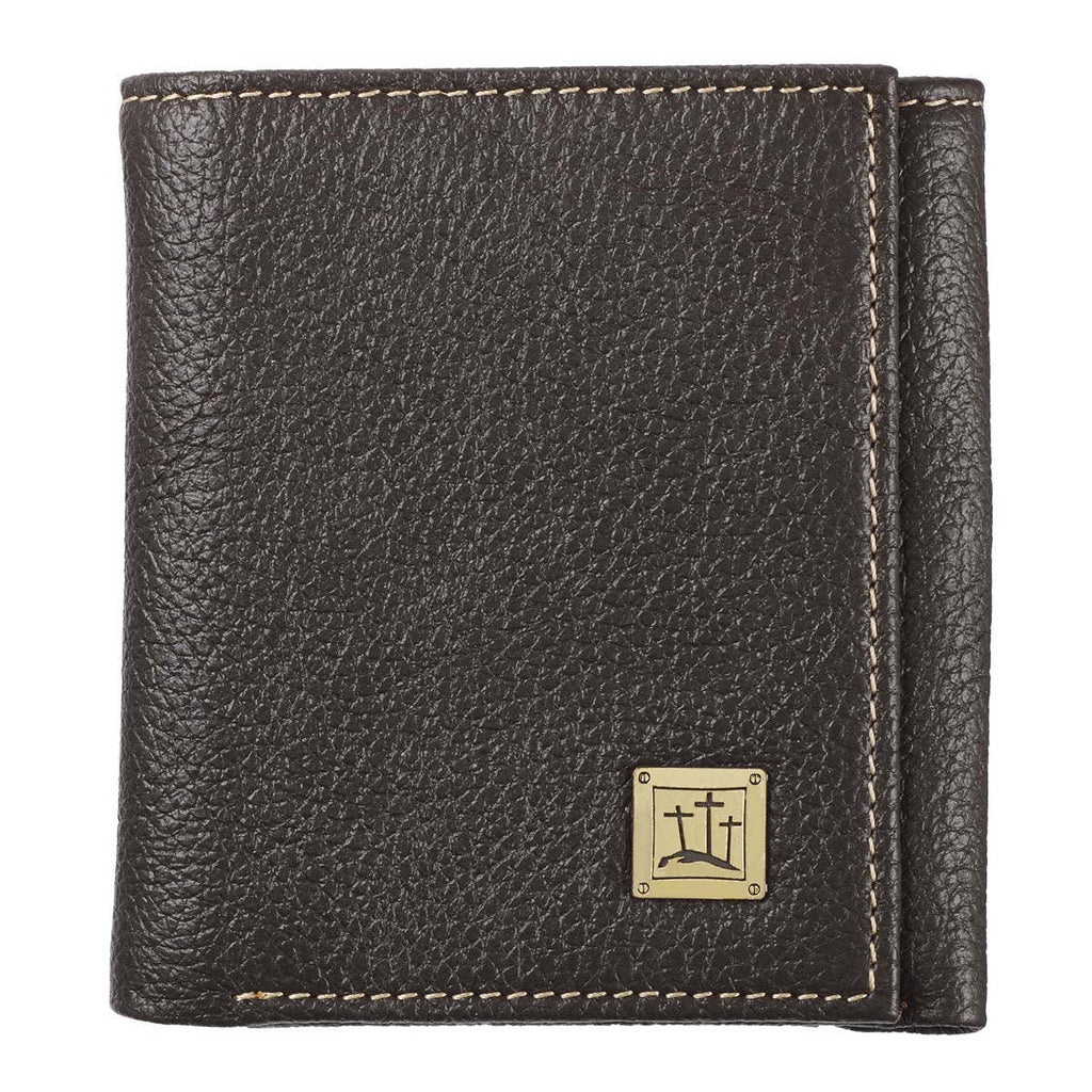 Crosses Badge Leather Wallet