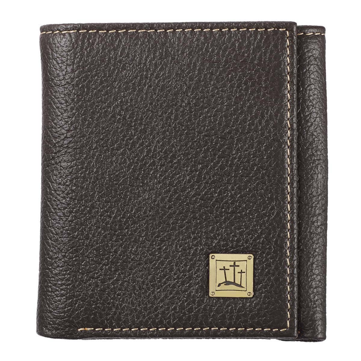 Crosses Badge Leather Wallet