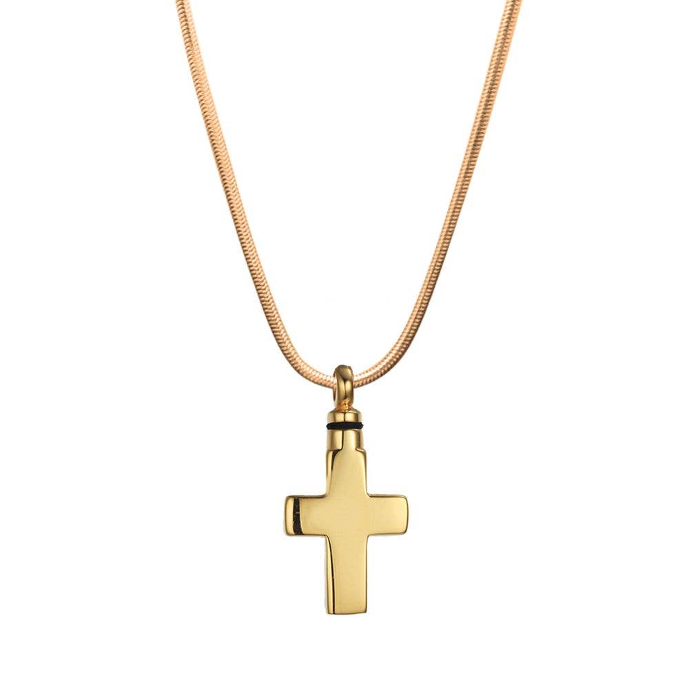 Premium Cross Cremation Urn Ash Holder Urn Necklace