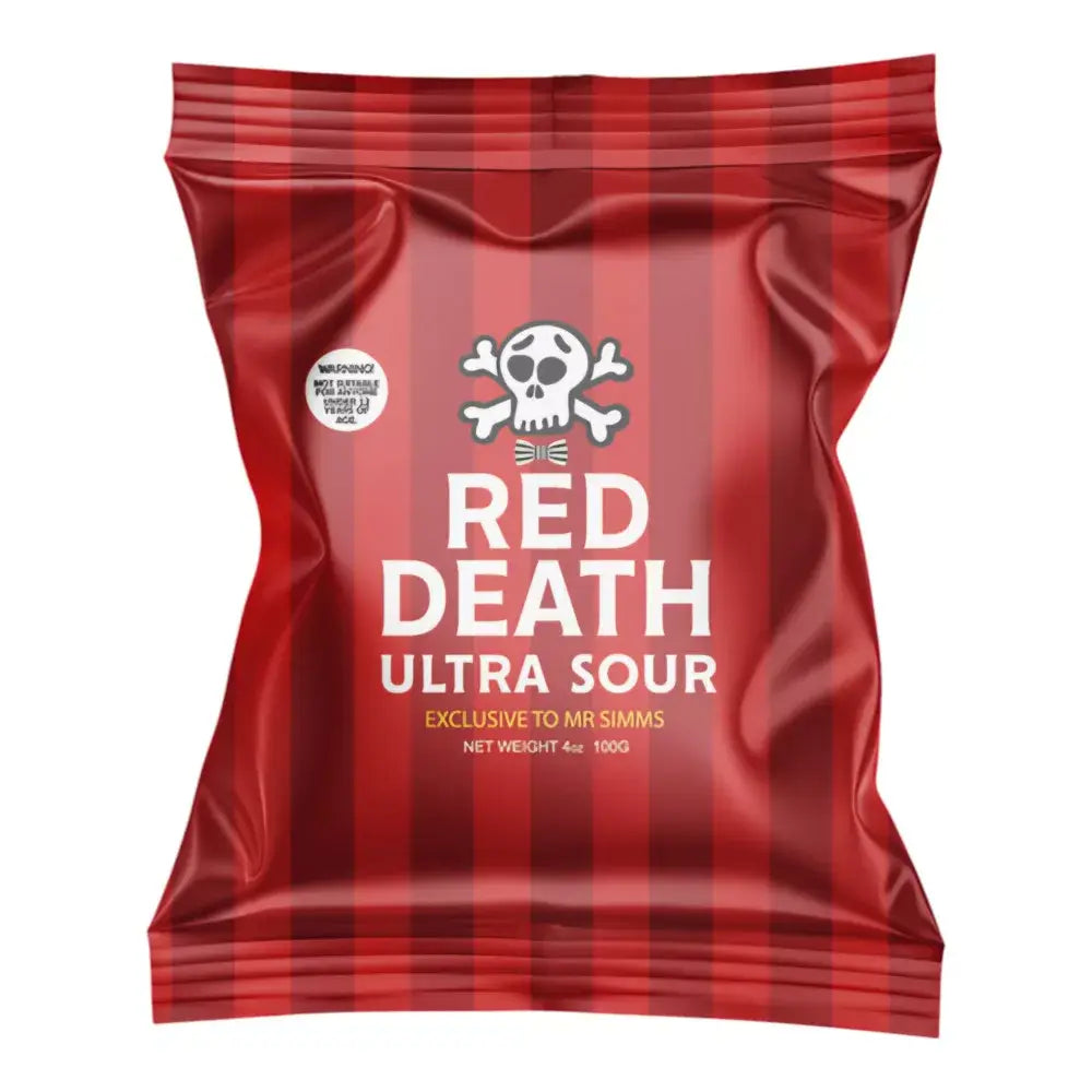 Mr. Simms Sweet Shoppe: Red Death Ultra Sour Candy