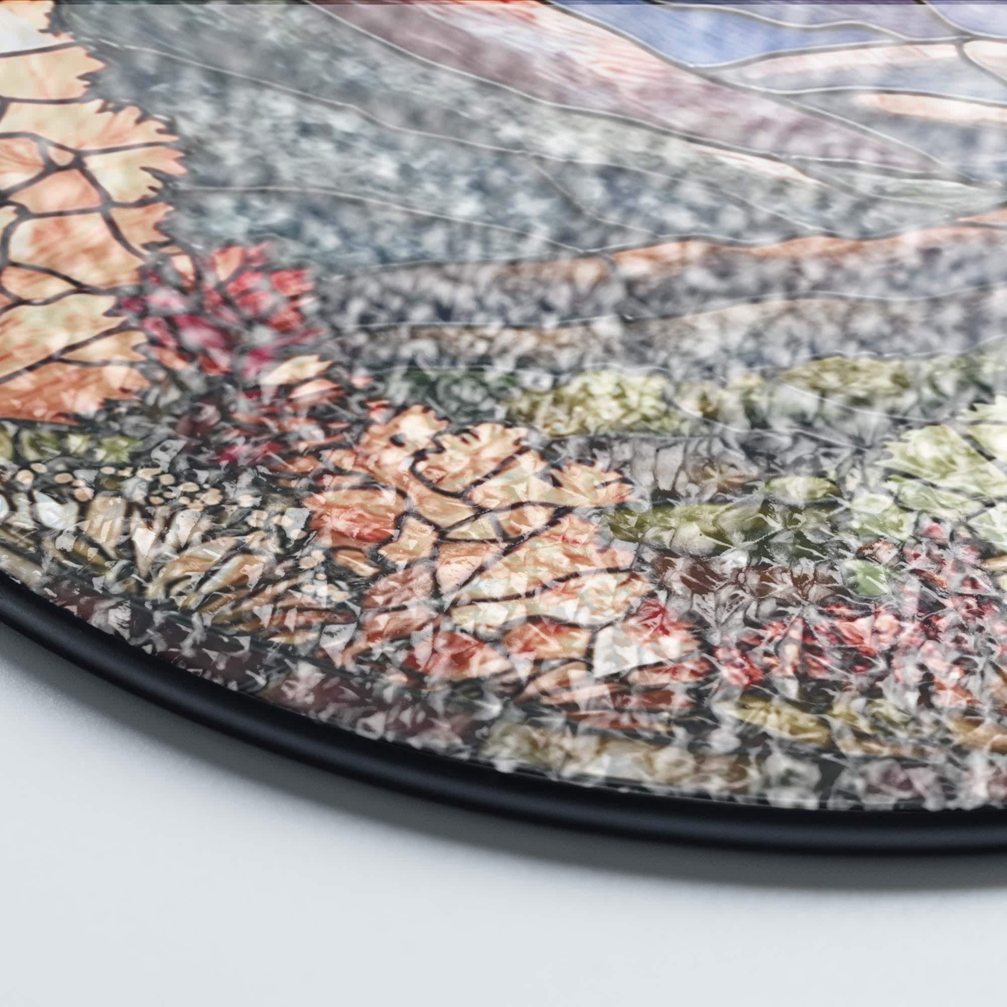 Smoky Mountains Stained Glass Suncatcher