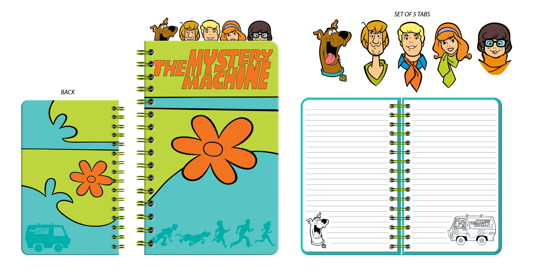 Scooby Doo Mystery Machine Notebook