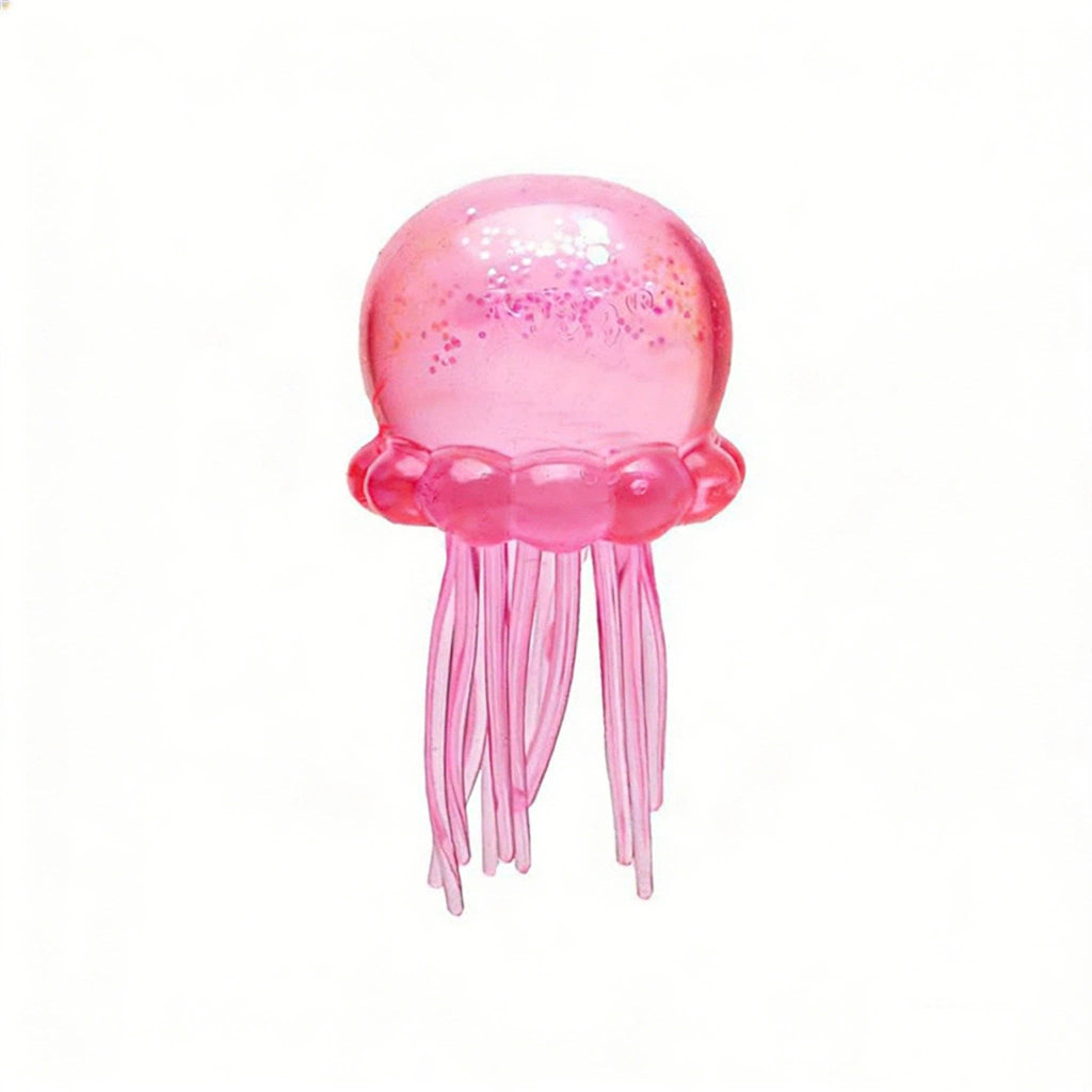 Glitter Jellyfish Toy Slow Rising Stress Relief Squeeze Toy