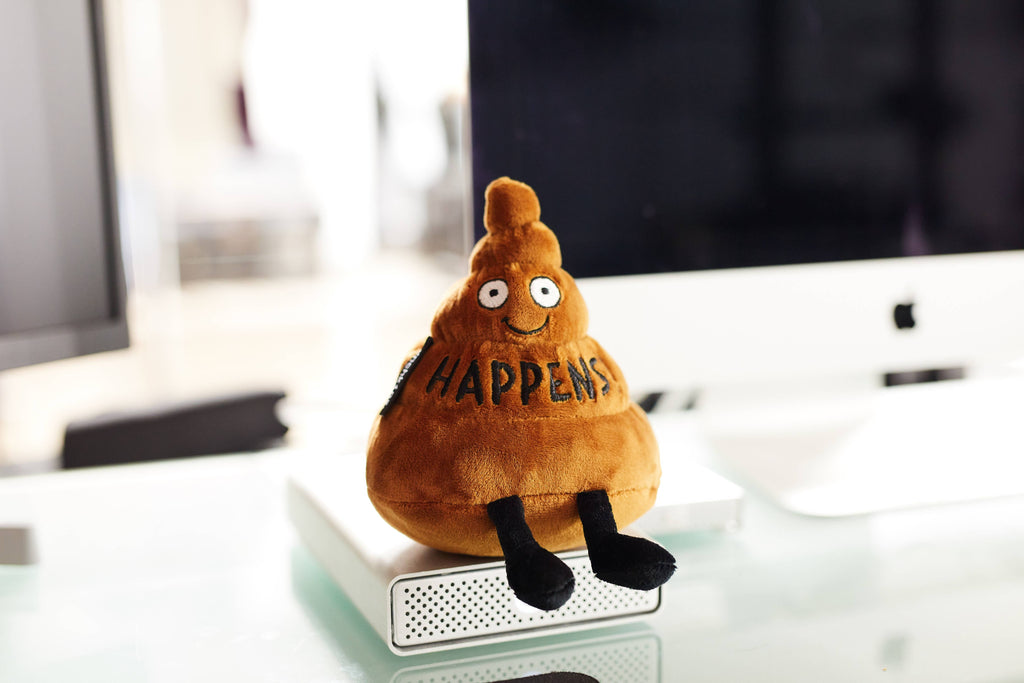 Poop Happens Funny Plush