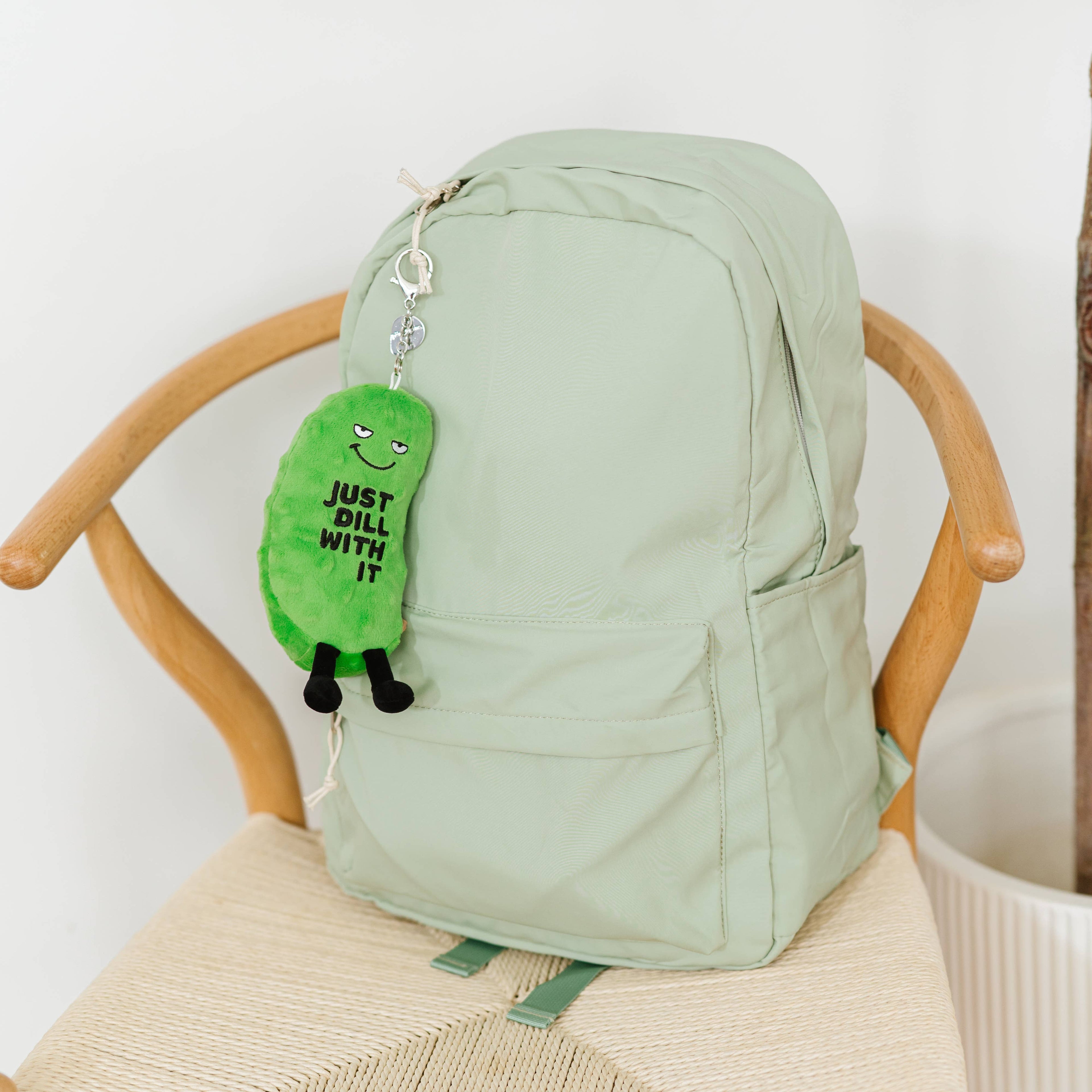 Just Dill with It Funny Plush Bag Charm