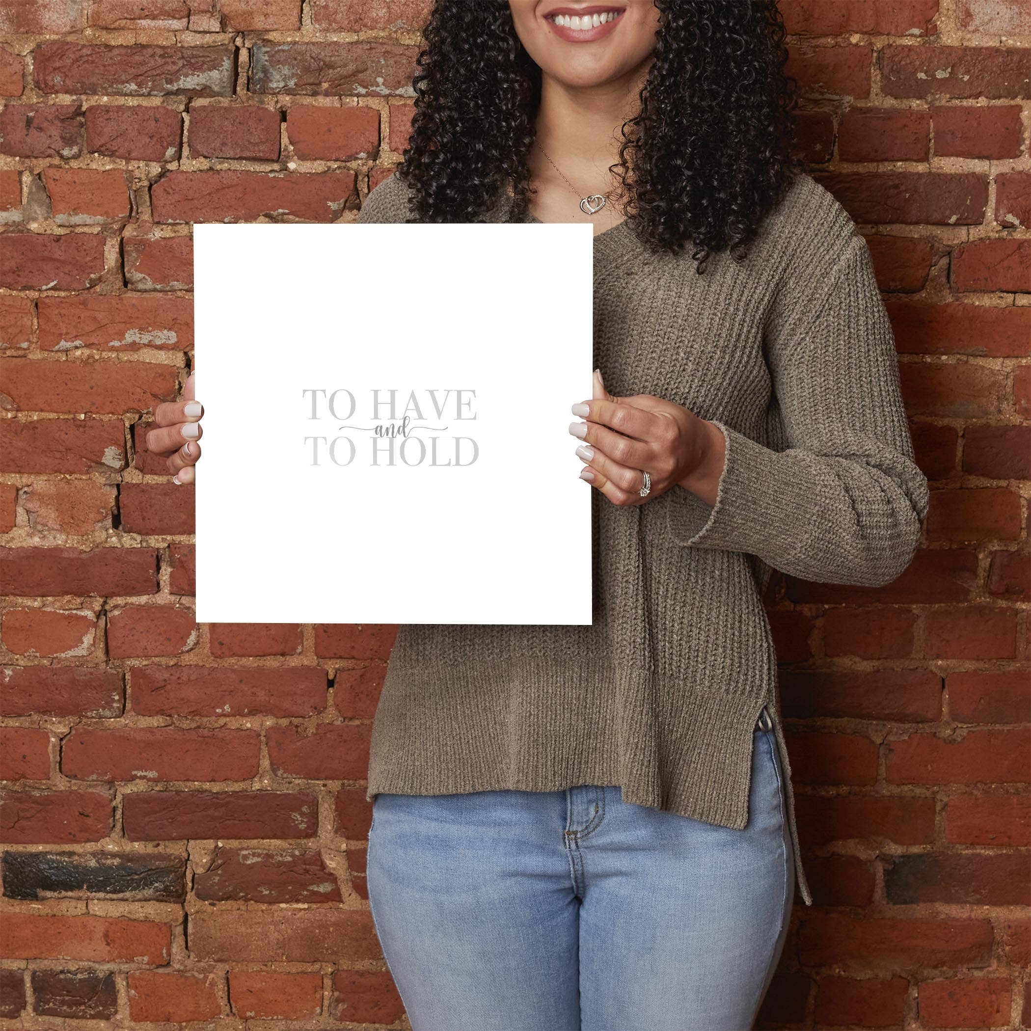 To Have & To Hold Glass Dry Erase Board