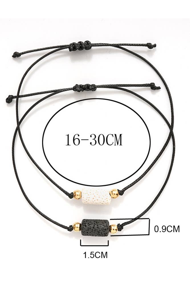 Pelelith Couples Braided Bracelets
